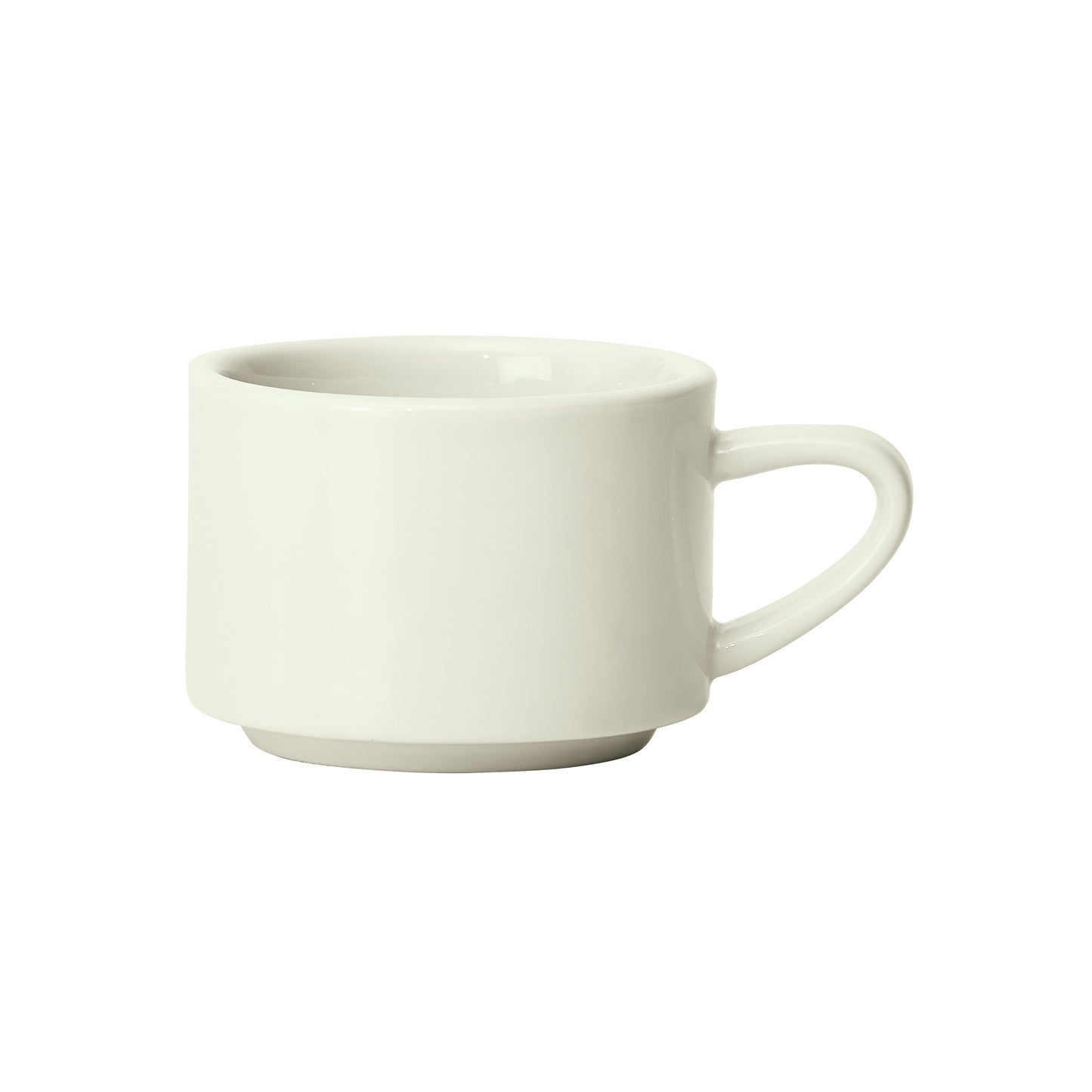 BCC-75N-AW - Birkhall Porcelain Stacking Coffee Cup, 7-1/2 oz - American White (36 Pieces/Case)