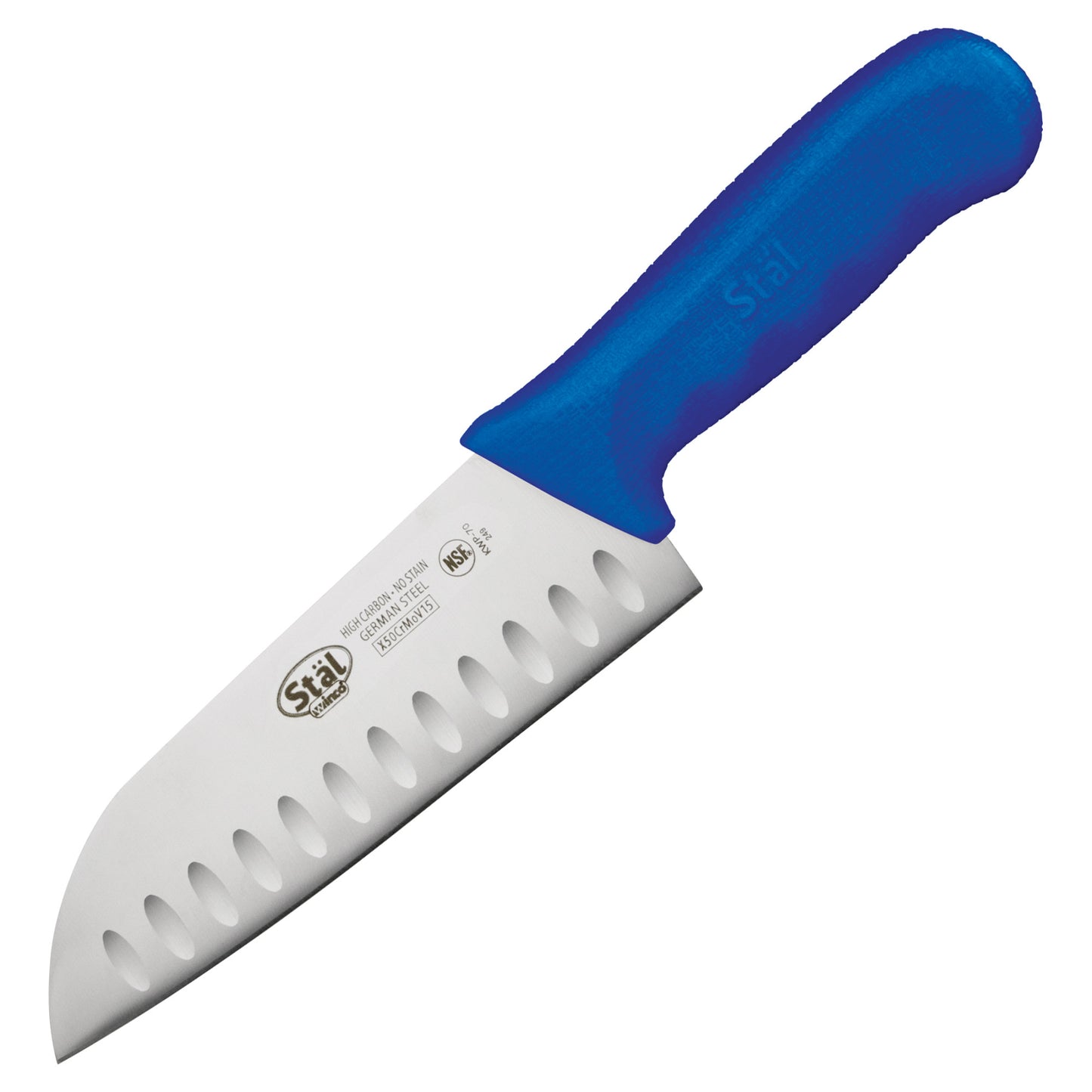 KWP-70U - Stäl 7" Santoku Knife - Blue