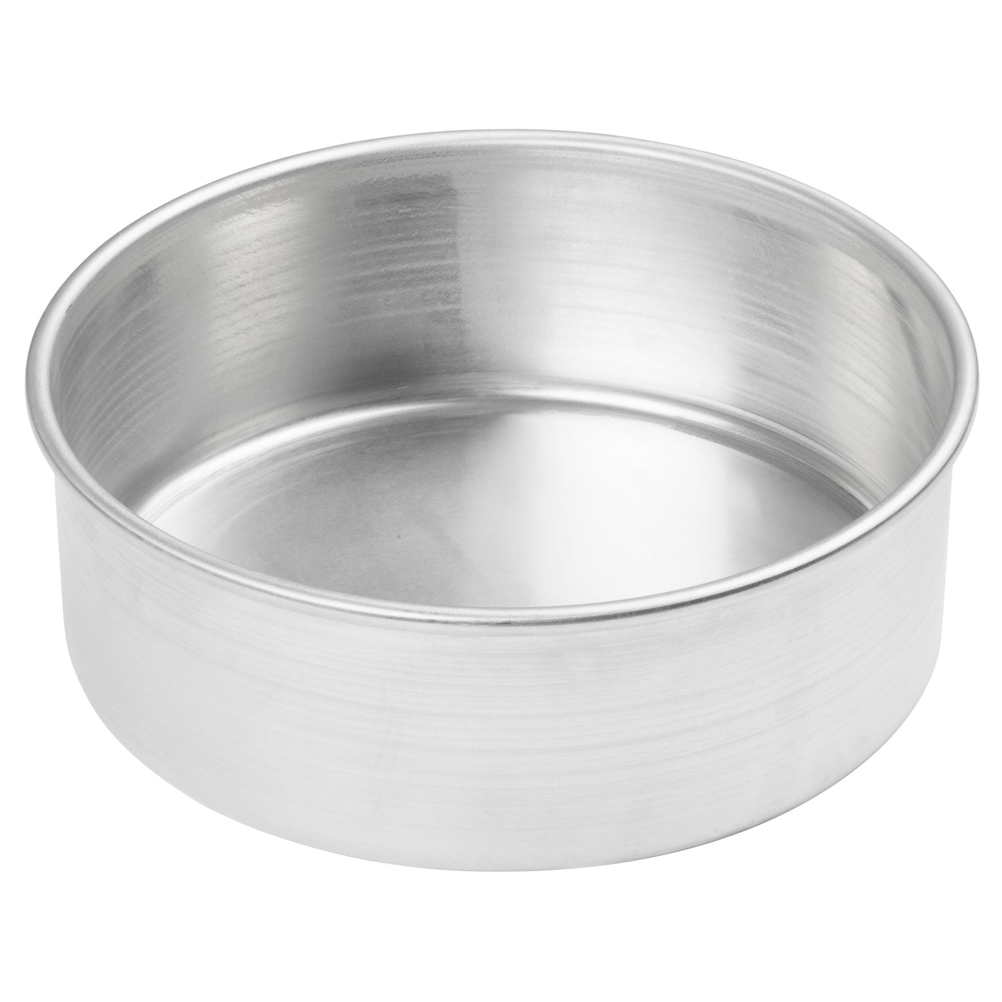 ACP-083 - Round Layer Cake Pan, Aluminum - 8" Dia x 3" H