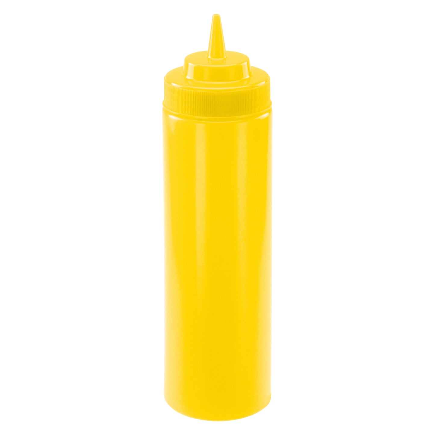PSW-24Y - 24oz Wide-Mouth Squeeze Bottles - Yellow