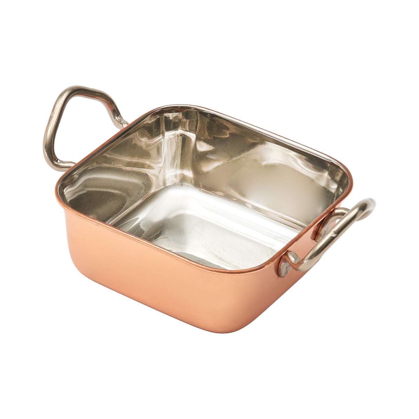 DDSB-201C - Mini Roasting Pan, Copper-Plated - 4-1/2" Square