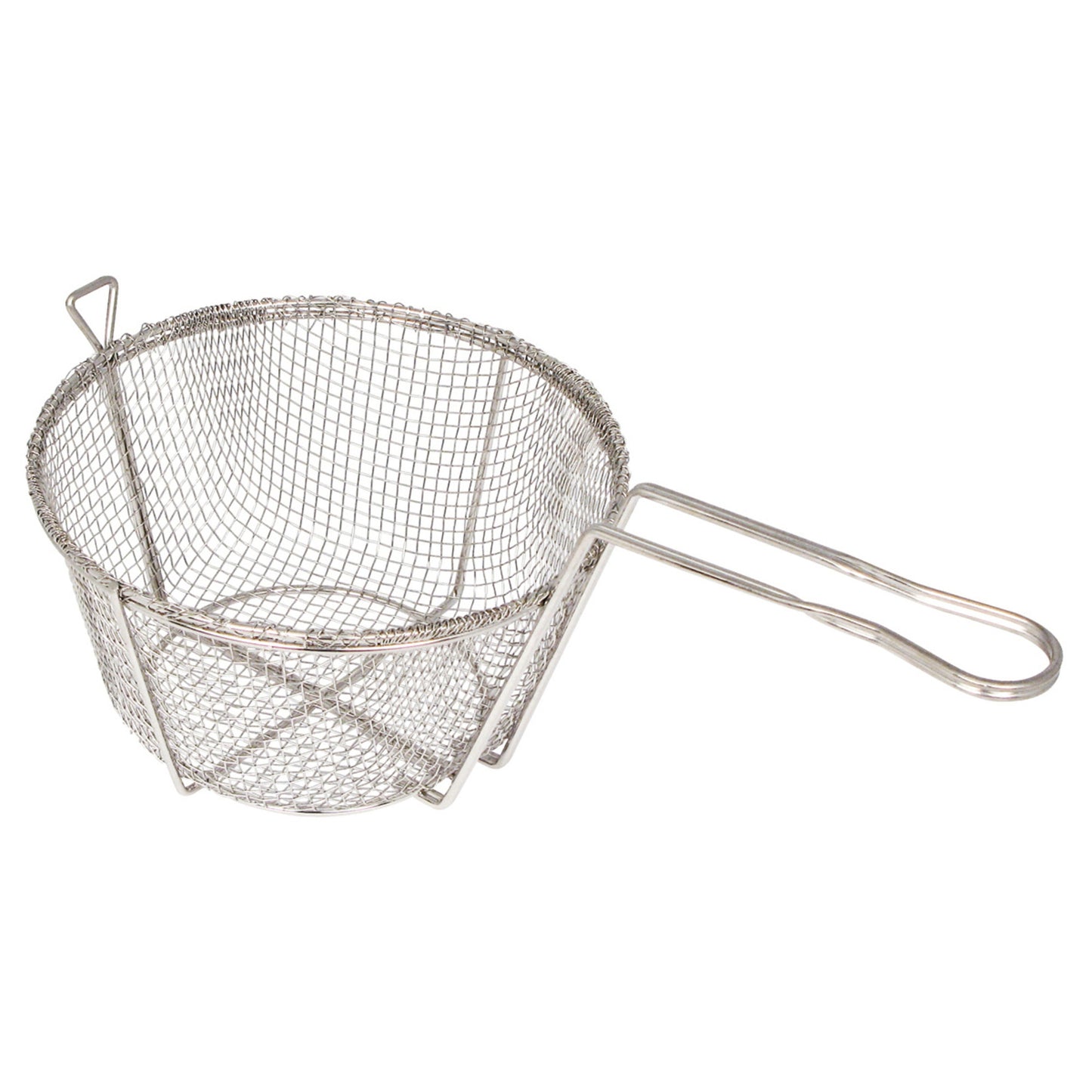 FBR-8 - Round 4mm Mesh Wire Fry Basket - 8-1/2"