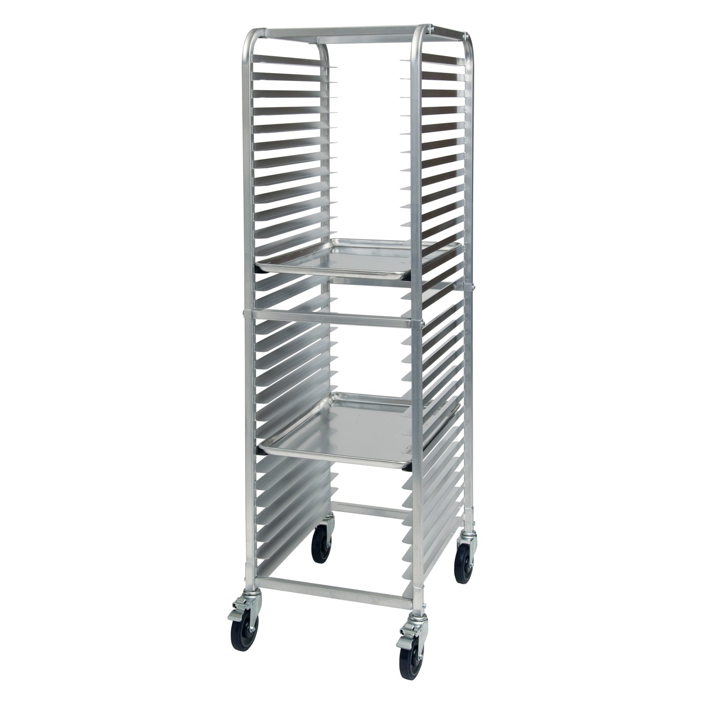 ALRK-30BK - 30-Tier End-Load Sheet Pan Rack with Brakes - 2" Spacing