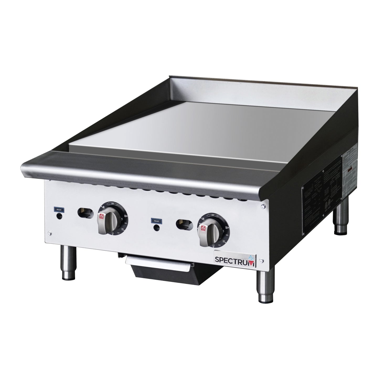NGGD-24T - Spectrum 24" Natural Gas Griddle with Thermostatic Controls