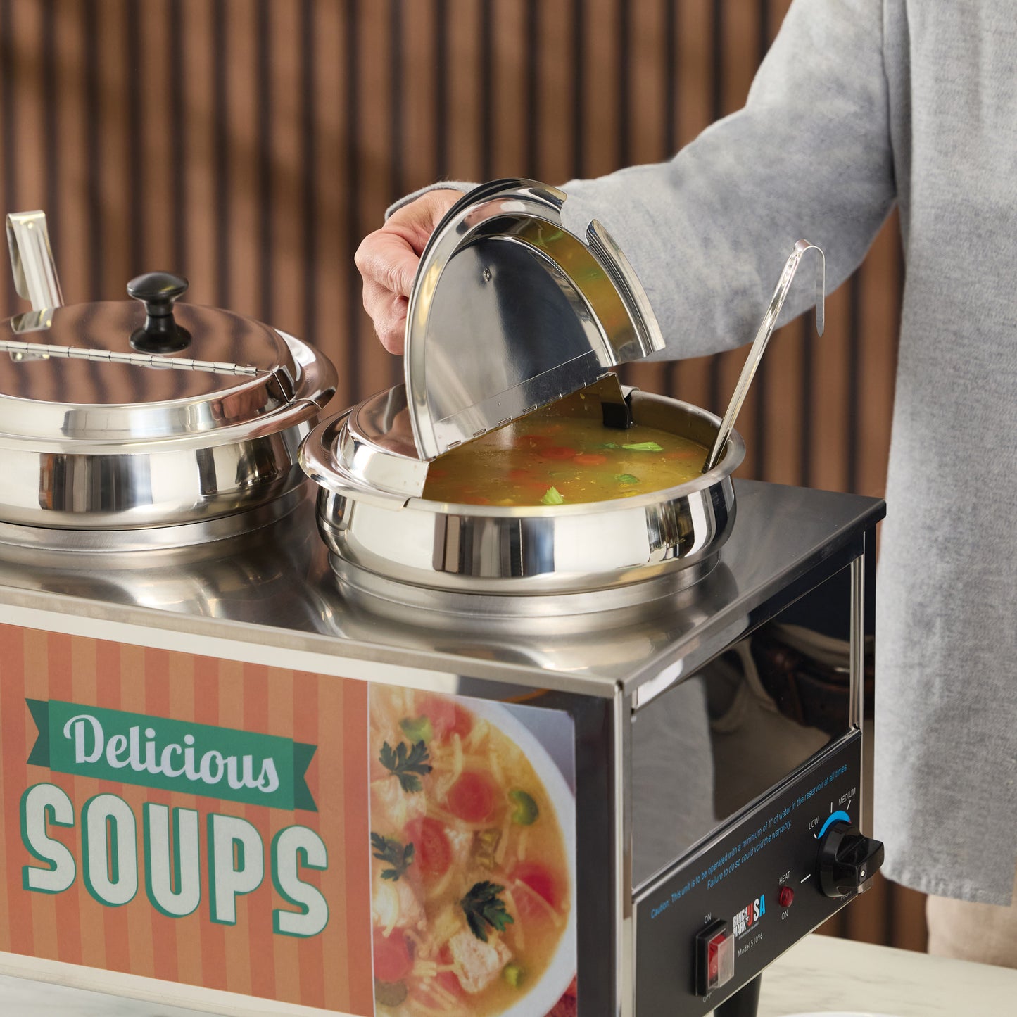 INSH-7 - Cover for Inset, Hinged - 7 Quart