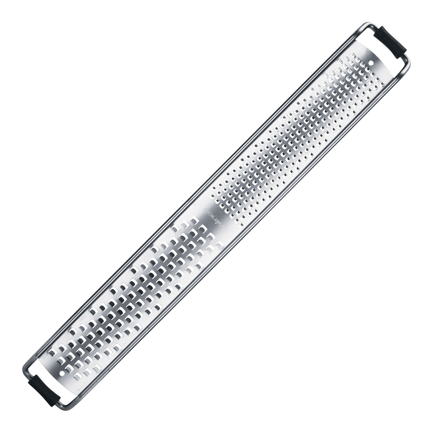 GT-345 - Grater with Soft Grip Handle & Anti-Slip Feet, Half Zester/Half Fine Blades