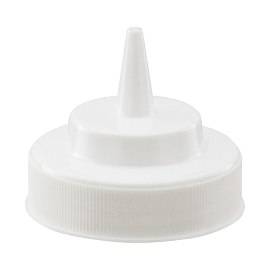 Lid for Wide Mouth Squeeze Bottle, White
