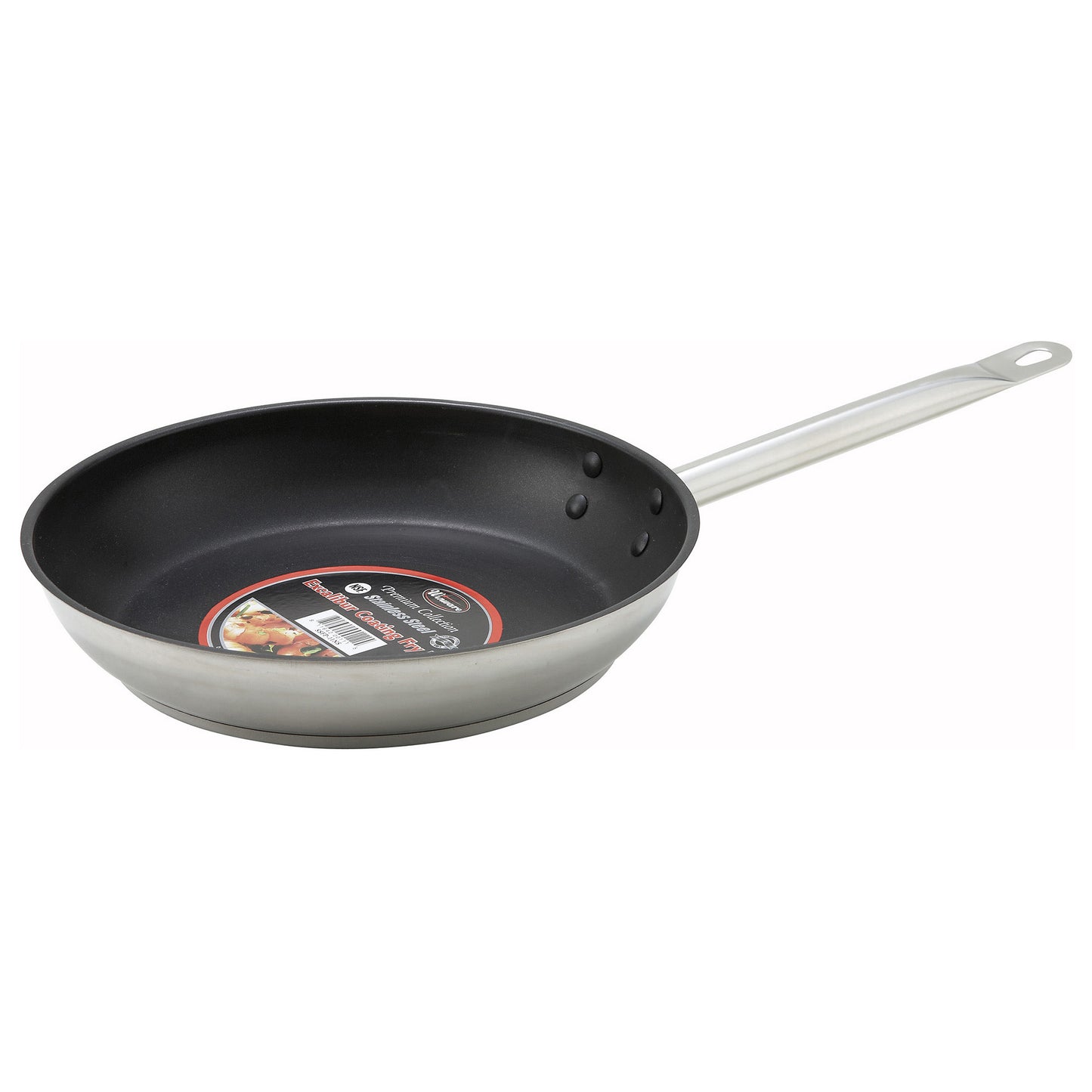 SSFP-11NS - Stainless Steel Fry Pan, Non-Stick - 11" Dia