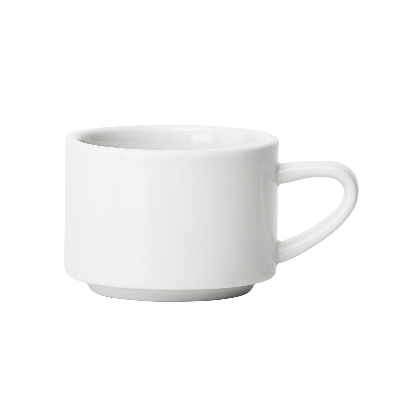 BCC-75N - Birkhall Porcelain Stacking Coffee Cup, 7-1/2 oz - White (36 Pieces/Case)