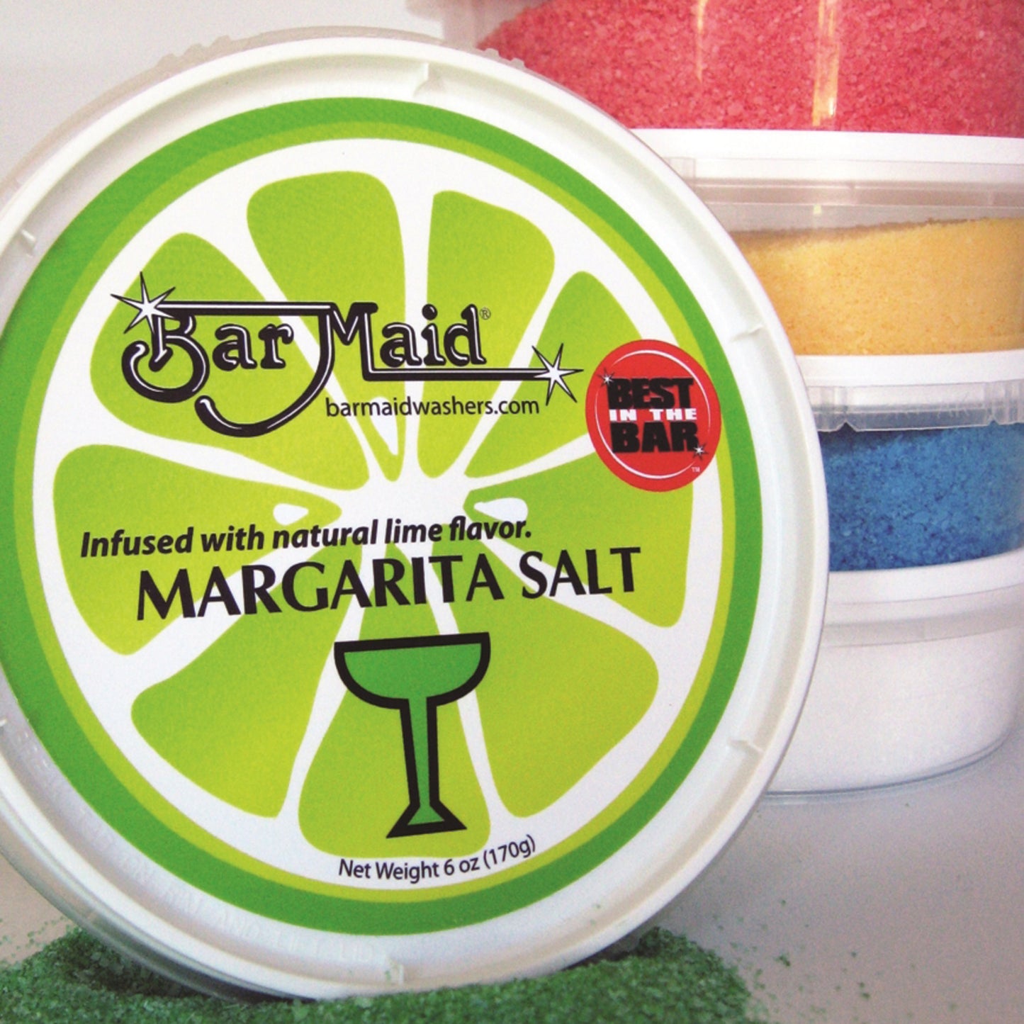 CR-102 - Bar Maid Margarita Salt, 6 oz Tub - 12 Pieces/Case