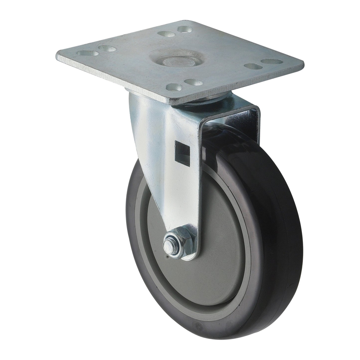 CT-44 - Universal Plate Caster Set, 4" Square, 5" Wheels
