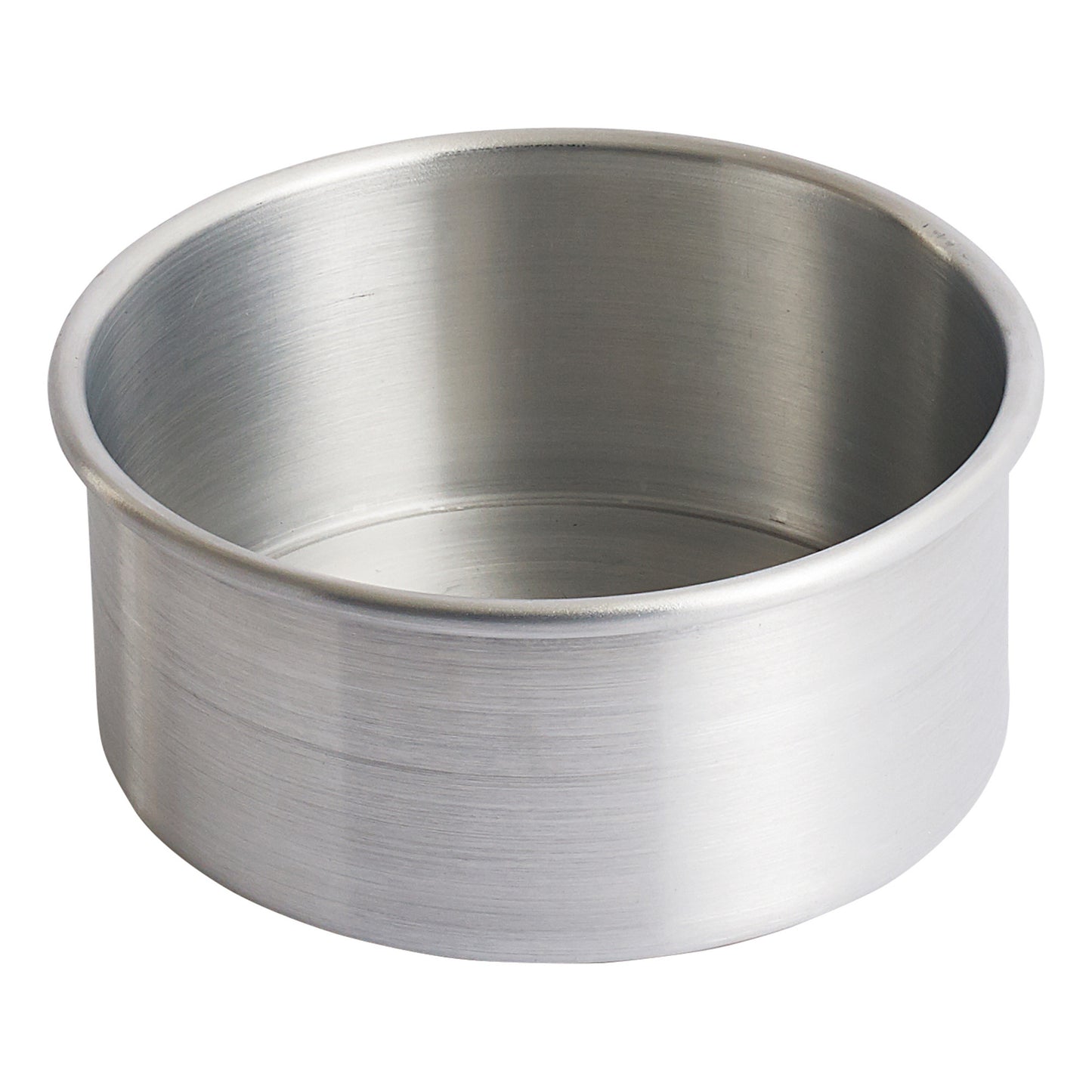 ACP-063 - Round Layer Cake Pan, Aluminum - 6" Dia x 3" H