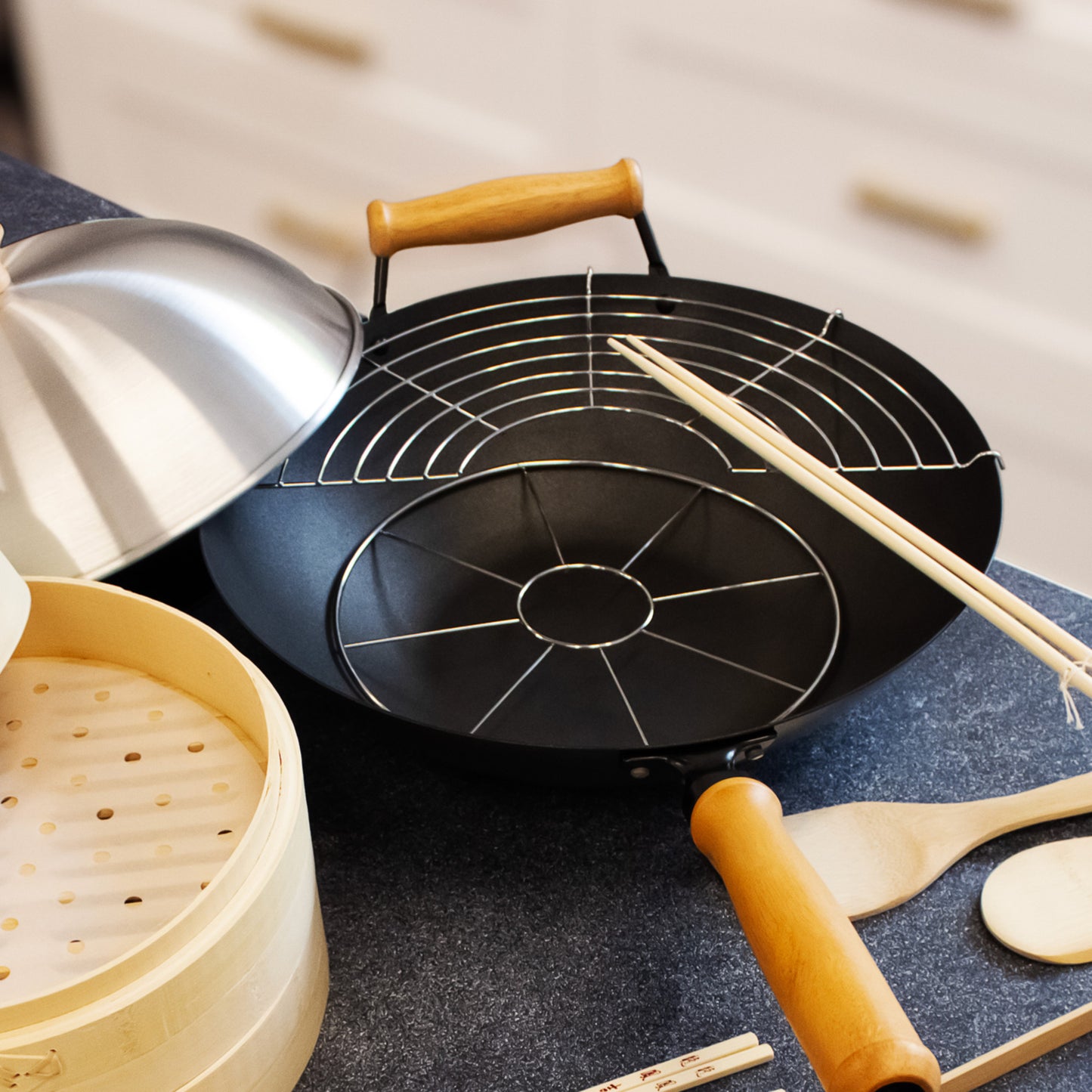 J31-0014 - Joyce Chen Tempura Rack for 14" Woks