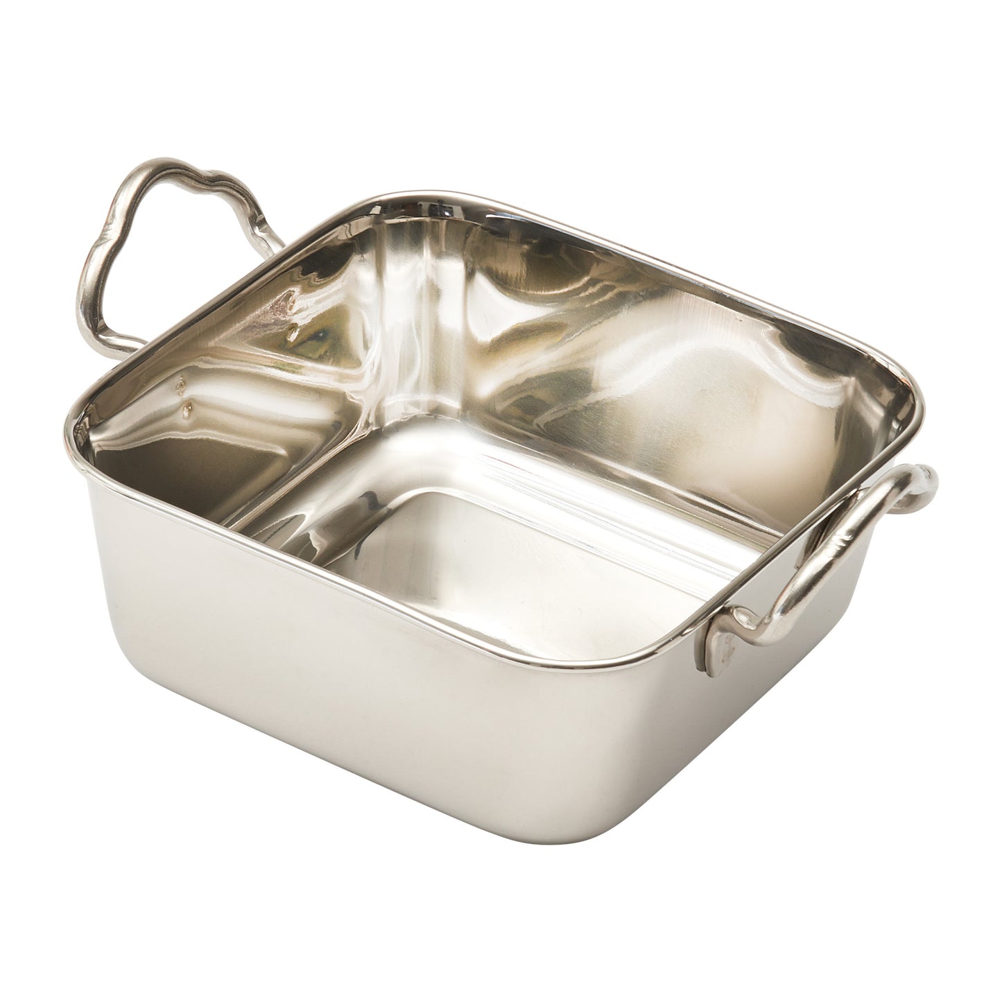 DDSB-102S - Mini Roasting Pan, Stainless Steel - 5-3/16" Square