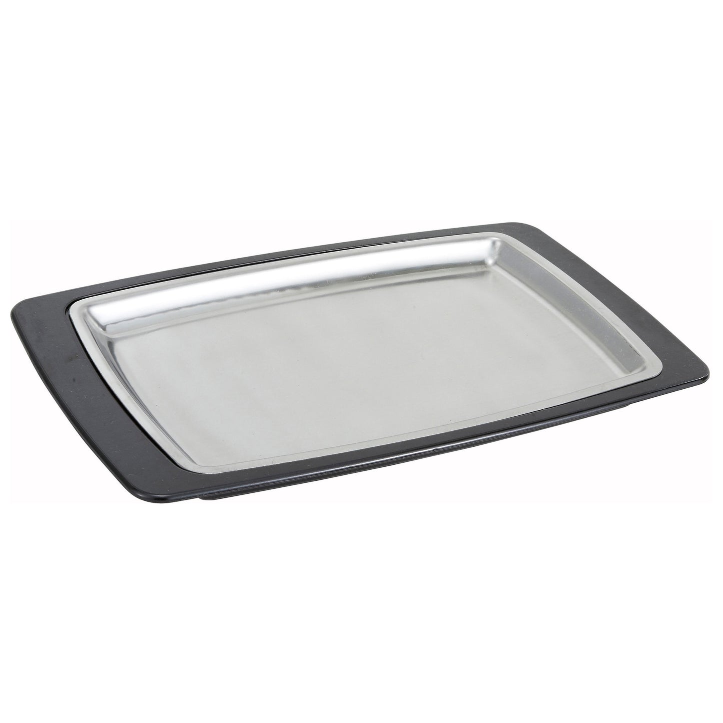 SIZ-11B - 11" x 7" Rectangular Sizzling Platter, Stainless Steel