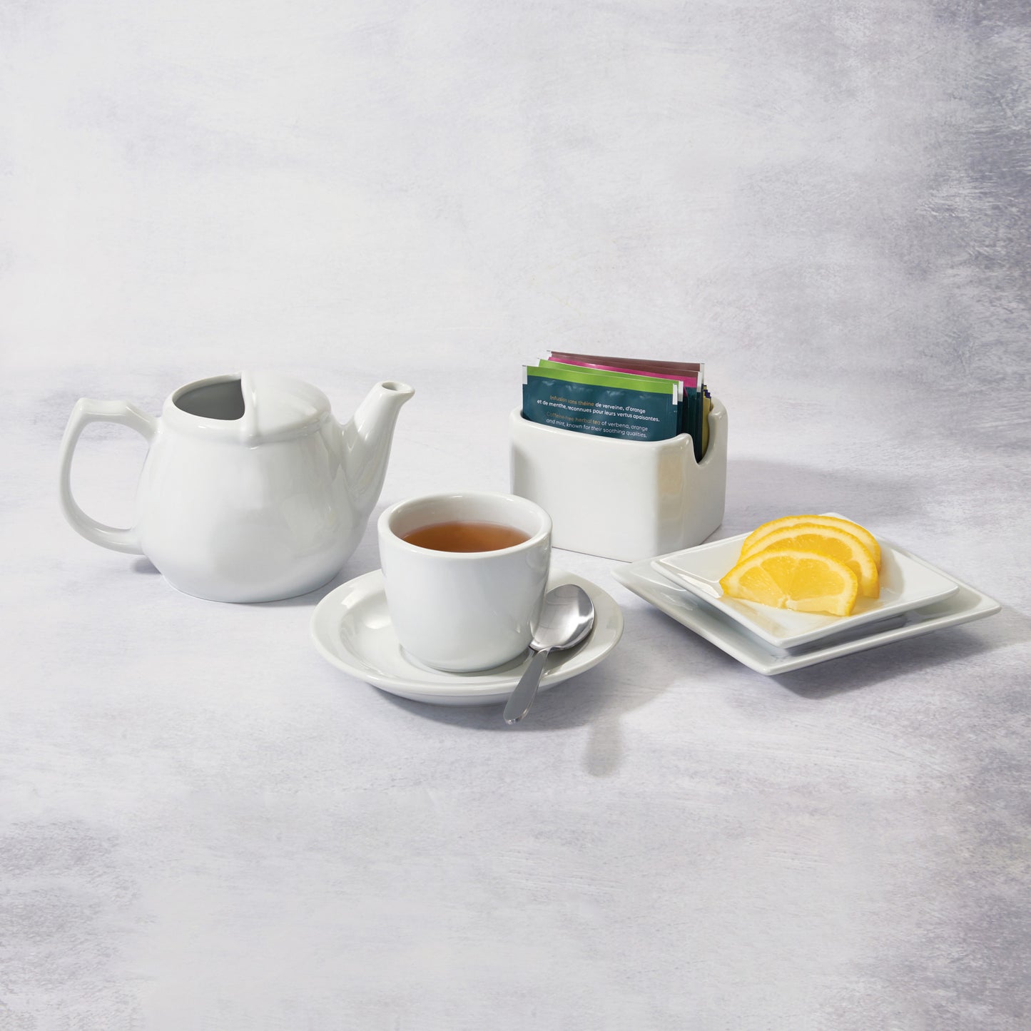 ATP-15 - Teapot, 15 oz, White Porcelain, White, 24 Pieces/Case