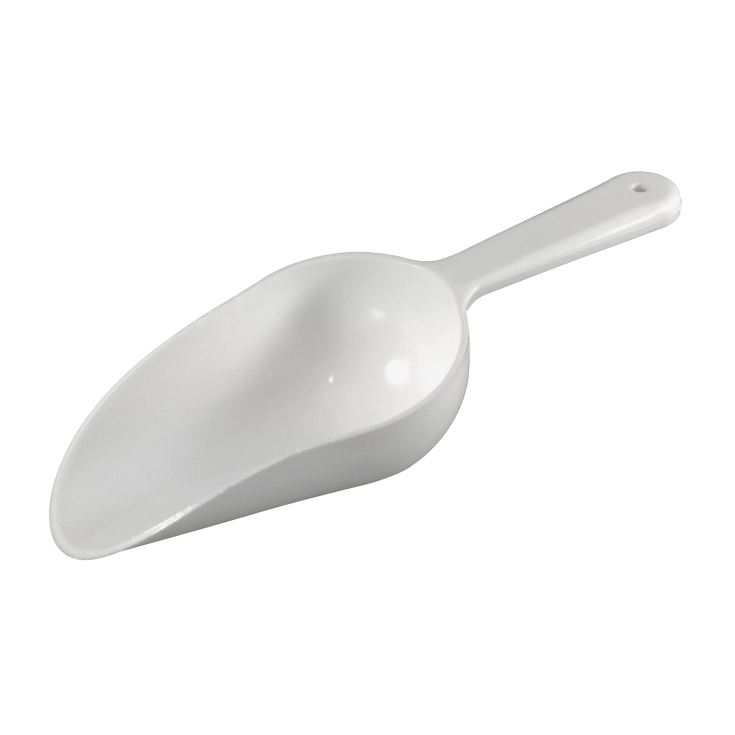 CR-854W - Bar Maid 4 oz Polyethylene Round Bowl Scoop