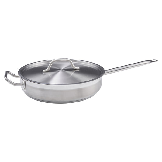 Stainless Steel Saut Pan with Cover - 3 Quart