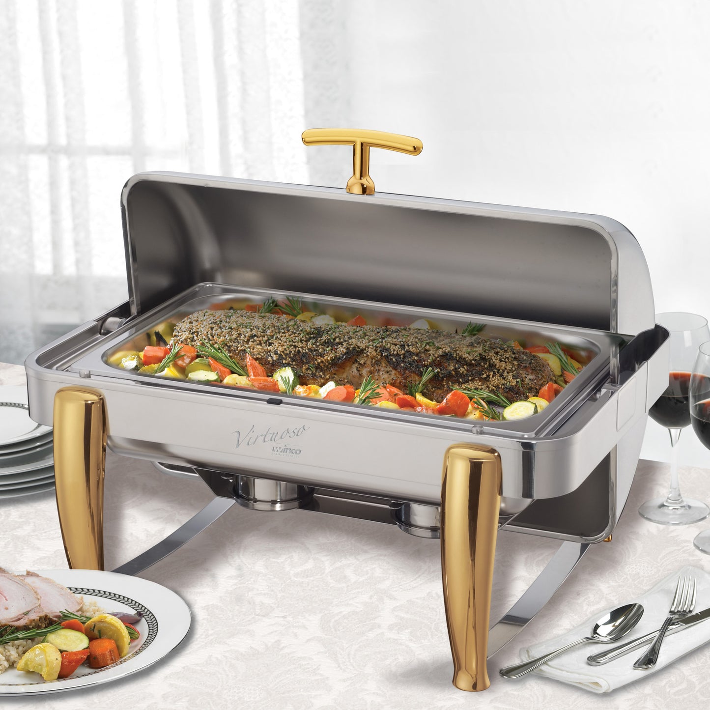 SPF2 - Straight-Sided Steam Pan, 25 Gauge Stainless Steel