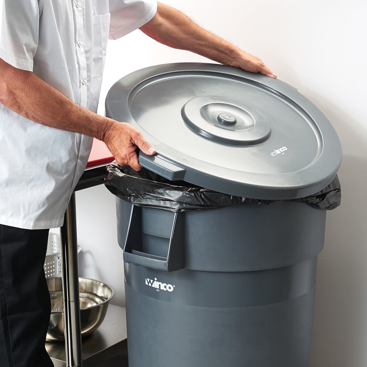 PTCL-44 - Covers for PTC-Series Can - Gray, 44 Gallon