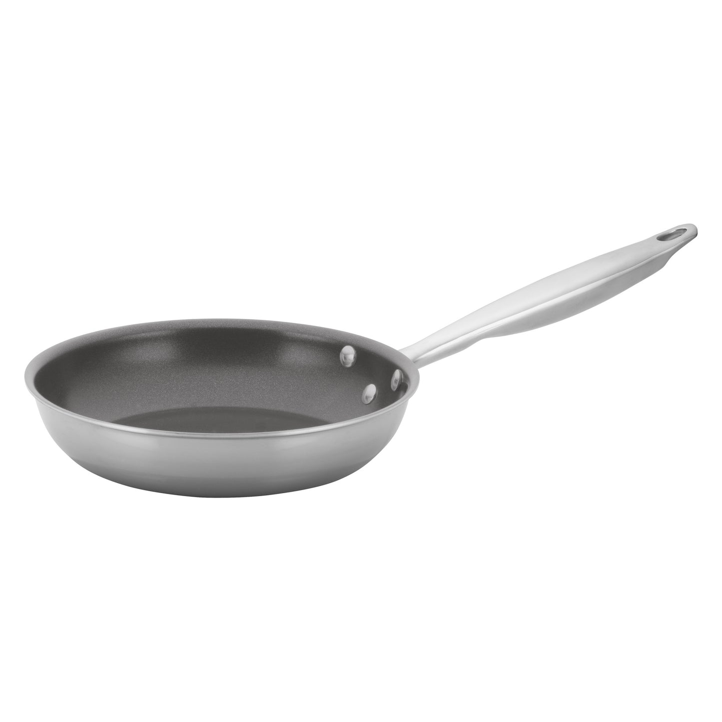 TGFP-8PR - TRI-GEN, 8" Fry Pan, Pro-Release Non-Stick, Tri-ply, Induction Ready, 18/8 SS, NSF, PFAS-Free