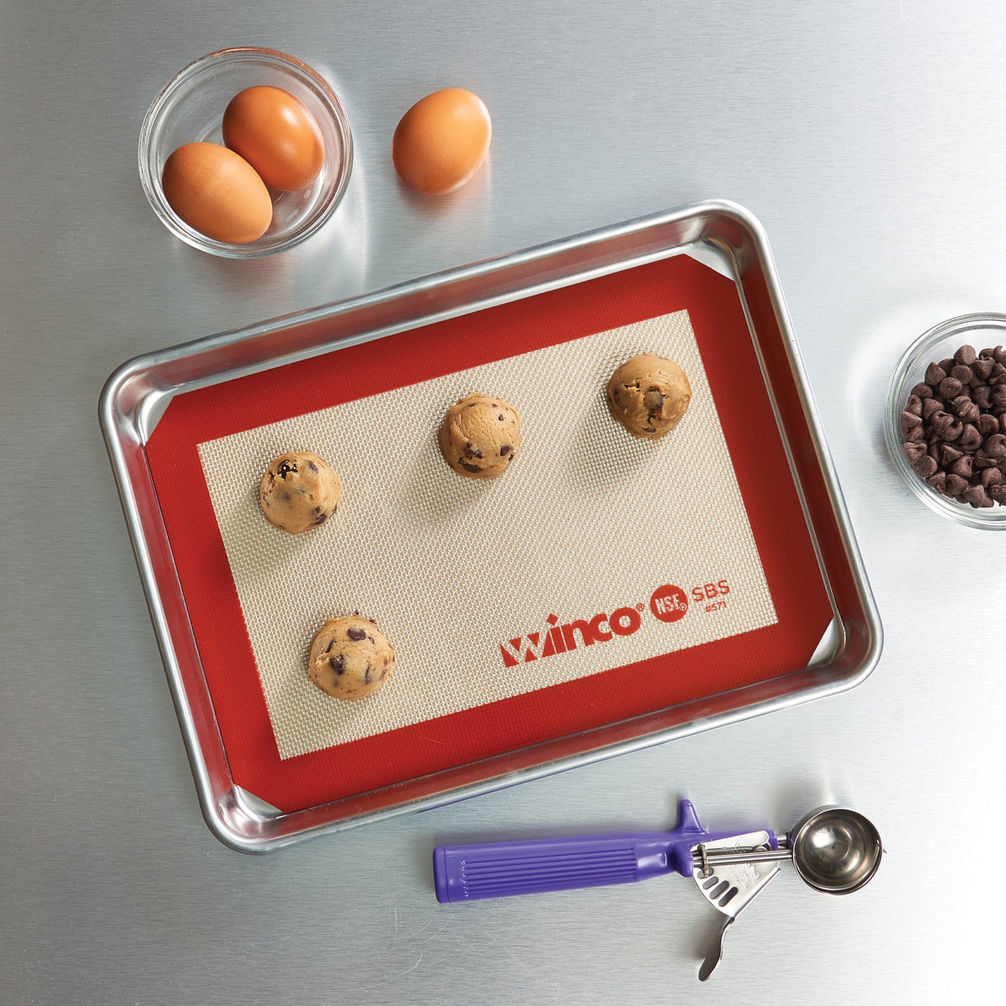 SBS-11 - Silicone Baking Mat - Quarter (1/4)
