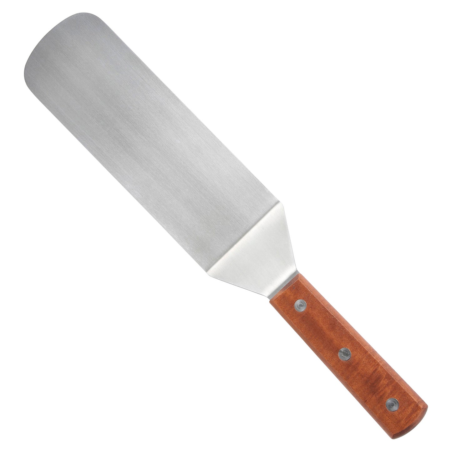 TN249 - Flexible Turner with Offset, Wooden Handle, 8-1/4" x 2-7/8" Blade