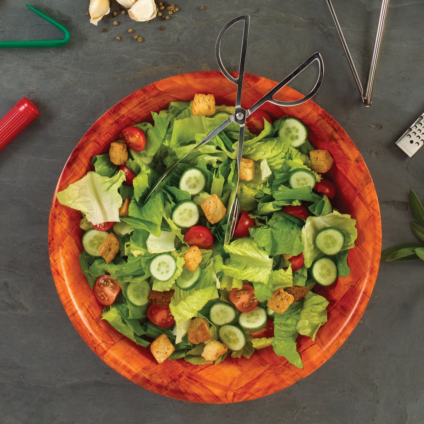 WWB-12 - Salad Bowl, Wooden - 12"