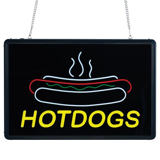 BenchmarkUSA Ultra-Bright Sign - Hotdogs