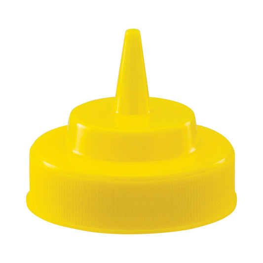 Lid for Wide Mouth Squeeze Bottle, Yellow