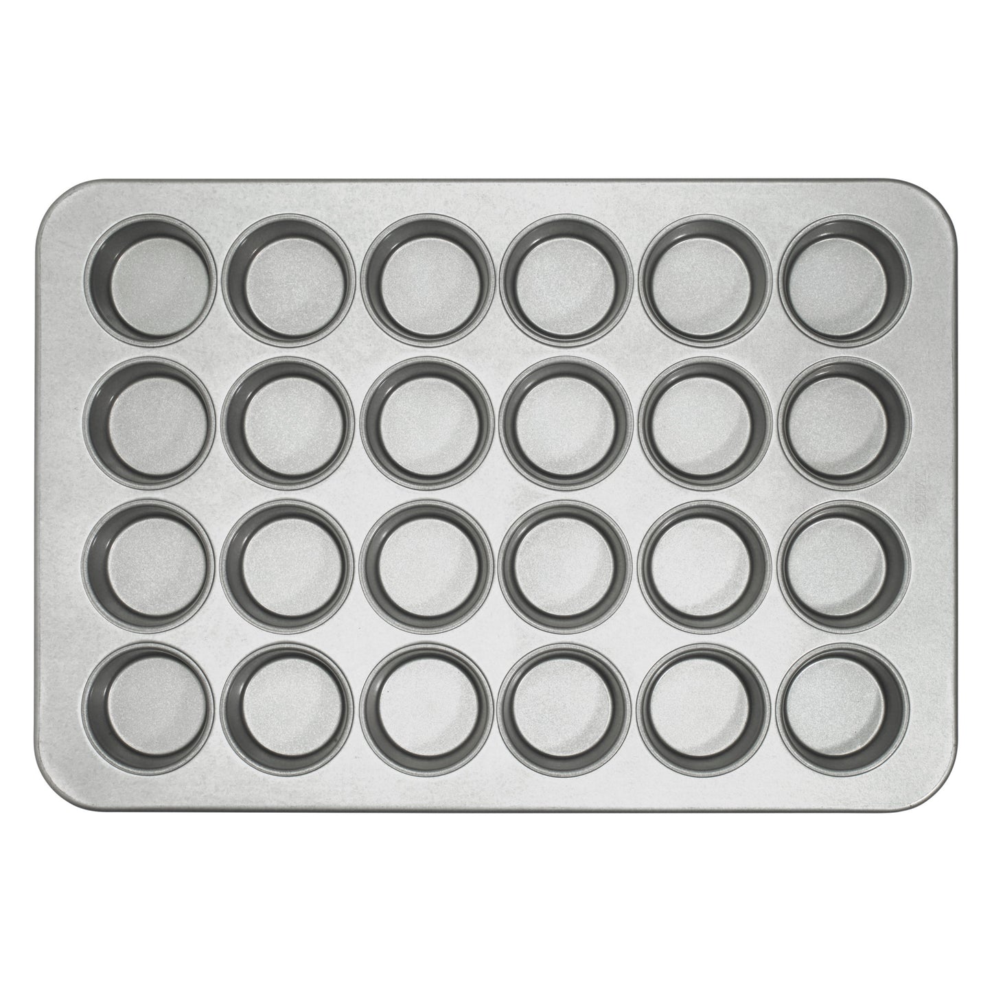HMF-24S - Glazed Aluminized Steel Steel Muffin Pans - 7 oz
