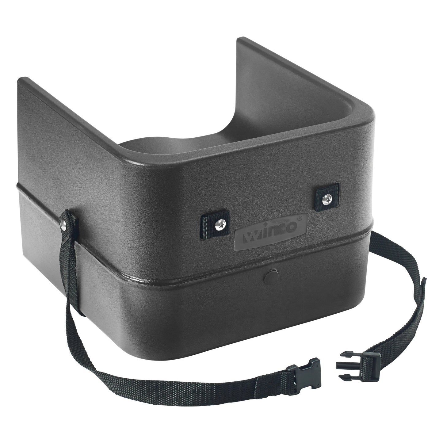 CHB-1PK - Plastic Booster Seat with 3-Way Strap - Black