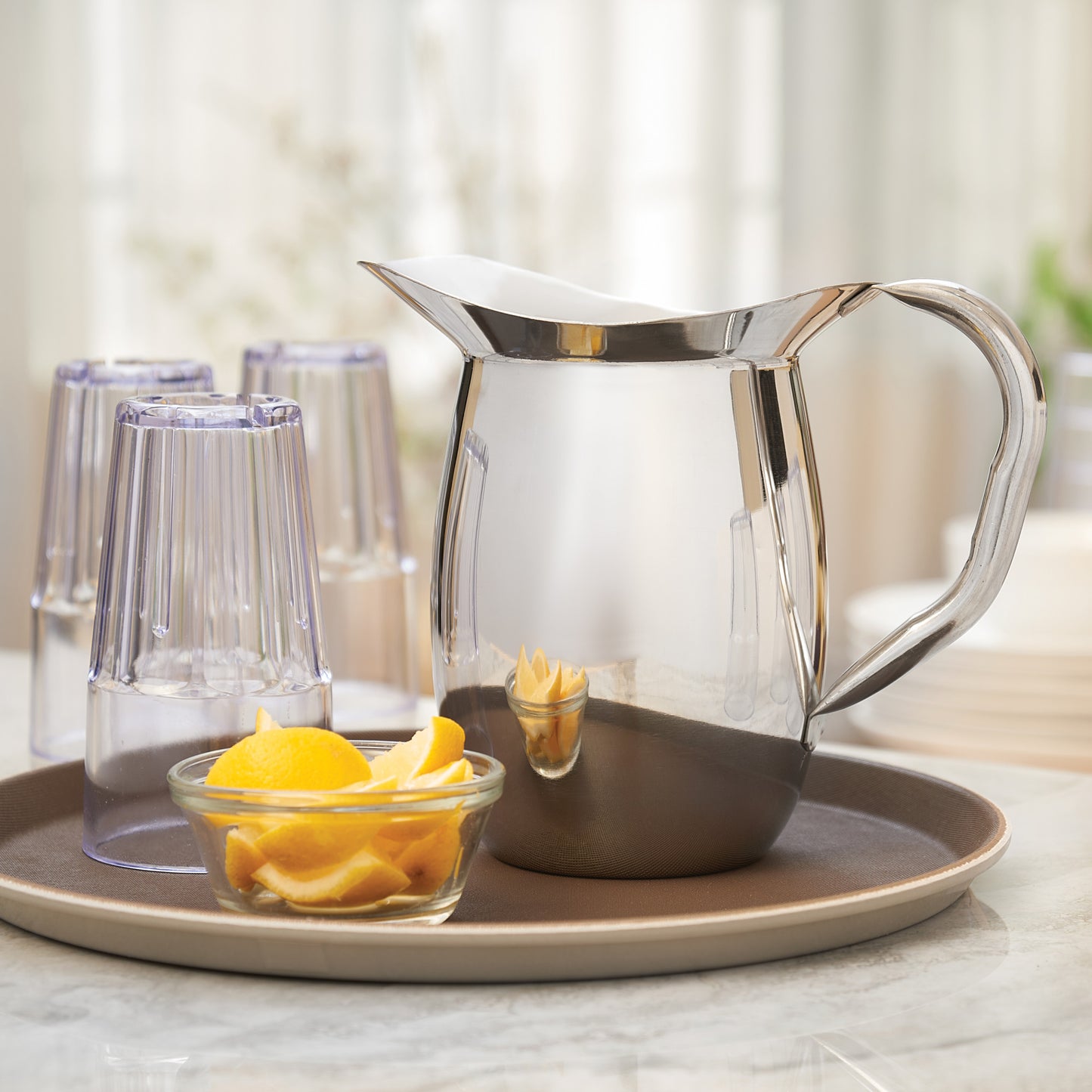 WPB-2 - 2 Qt S/S Bell Pitcher