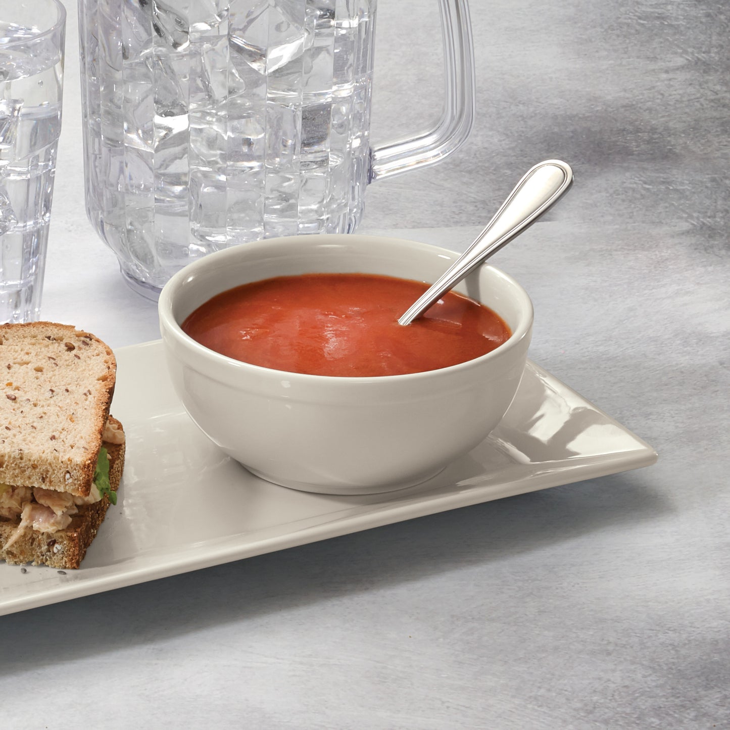 BNR-525-AW - Birkhall Porcelain Nappie, 10 oz - American White (36 Pieces/Case)