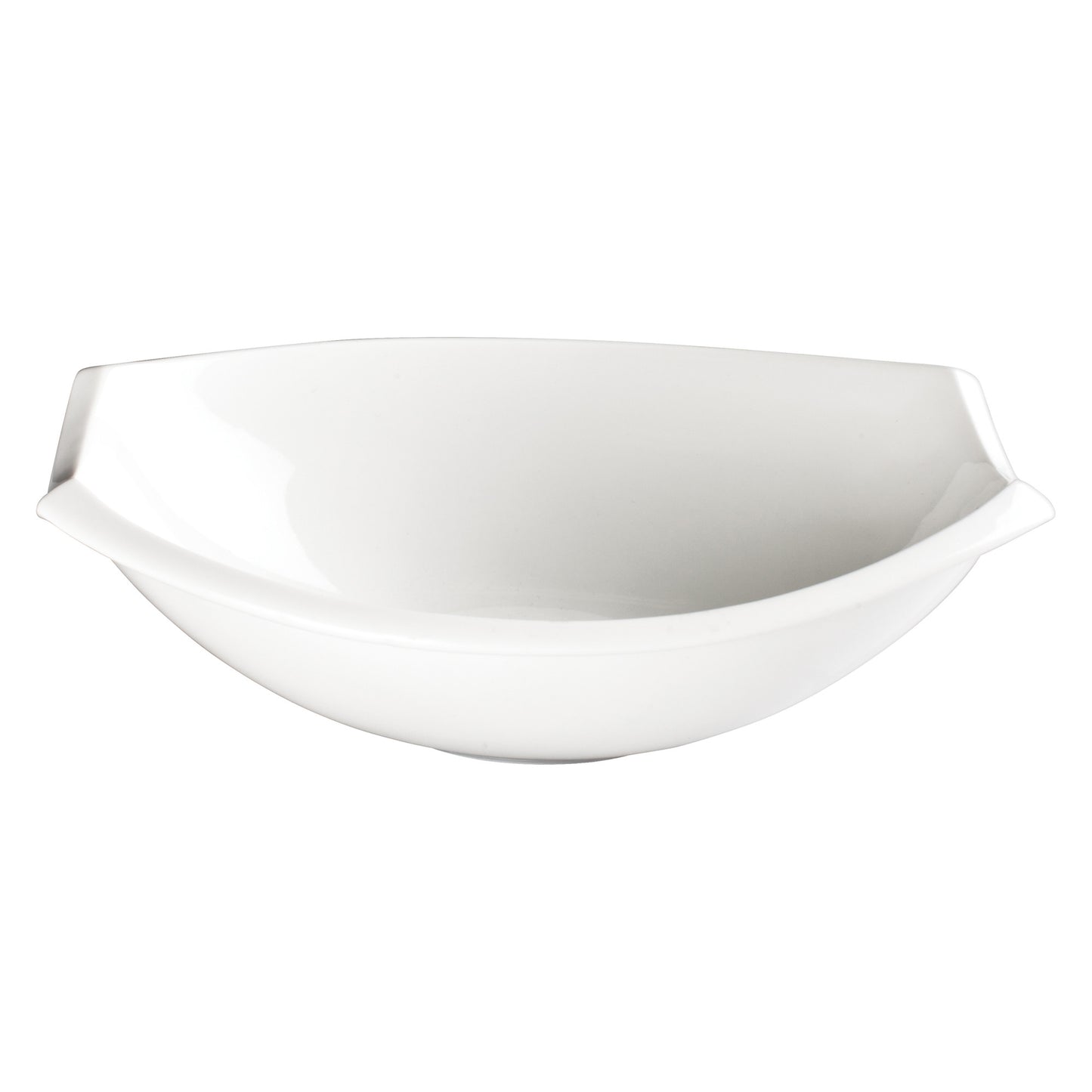 WDP006-205 - 11" Porcelain Oval Bowl, Creamy White, 12 pcs/case
