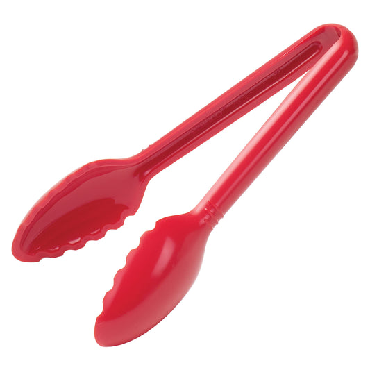 Curv Serving Tongs - 6", Red