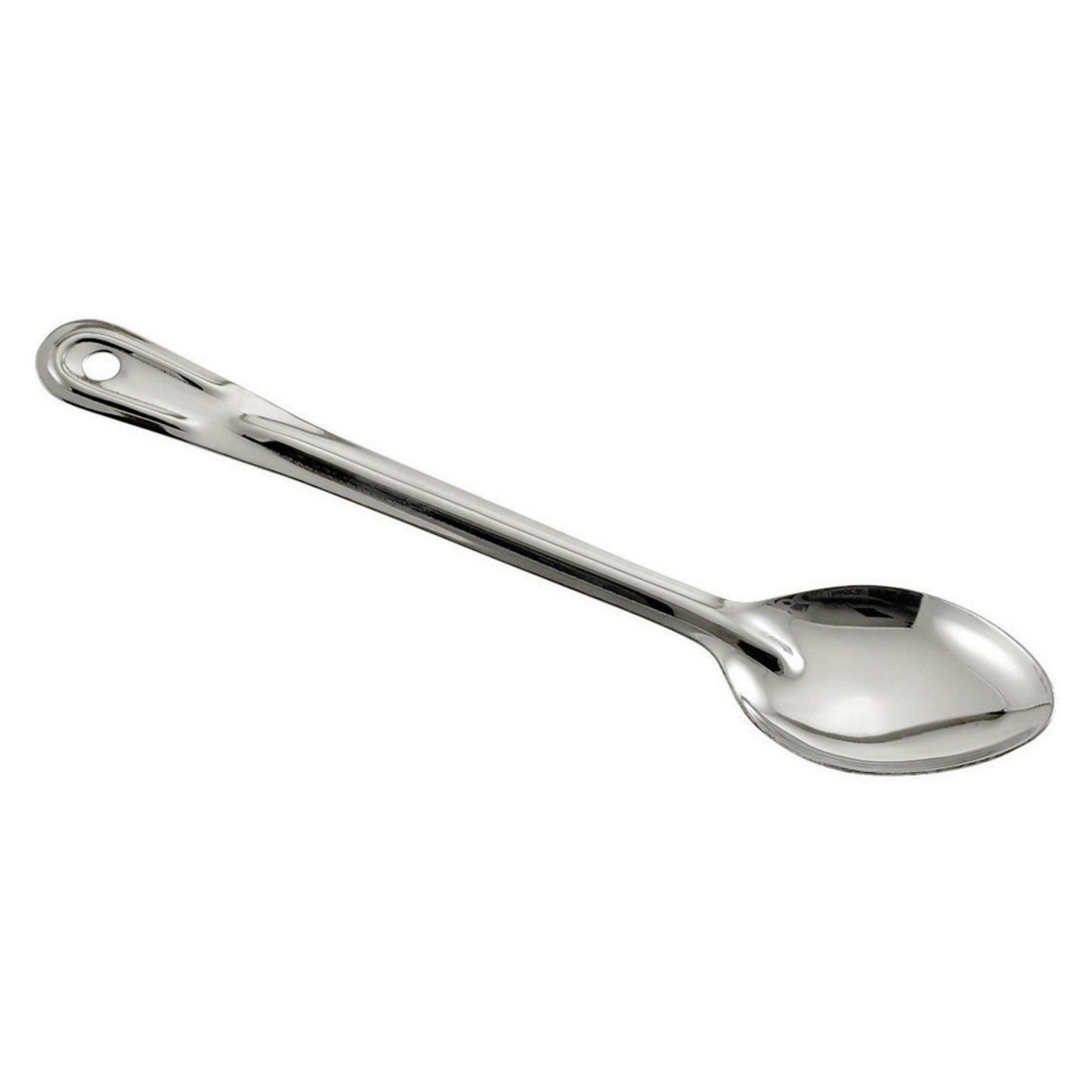 Heavy-Duty Basting Spoon, Stainless Steel, 1.5mm - Solid, 11"