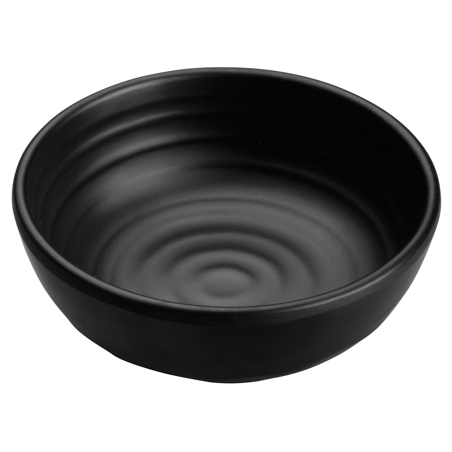 WDM017-302 - 4" Melamine Round Dish Bowl, Black, 48pcs/case