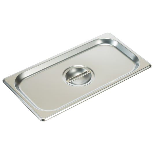 18/8 Stainless Steel Steam Pan Cover, Solid - Third (1/3)
