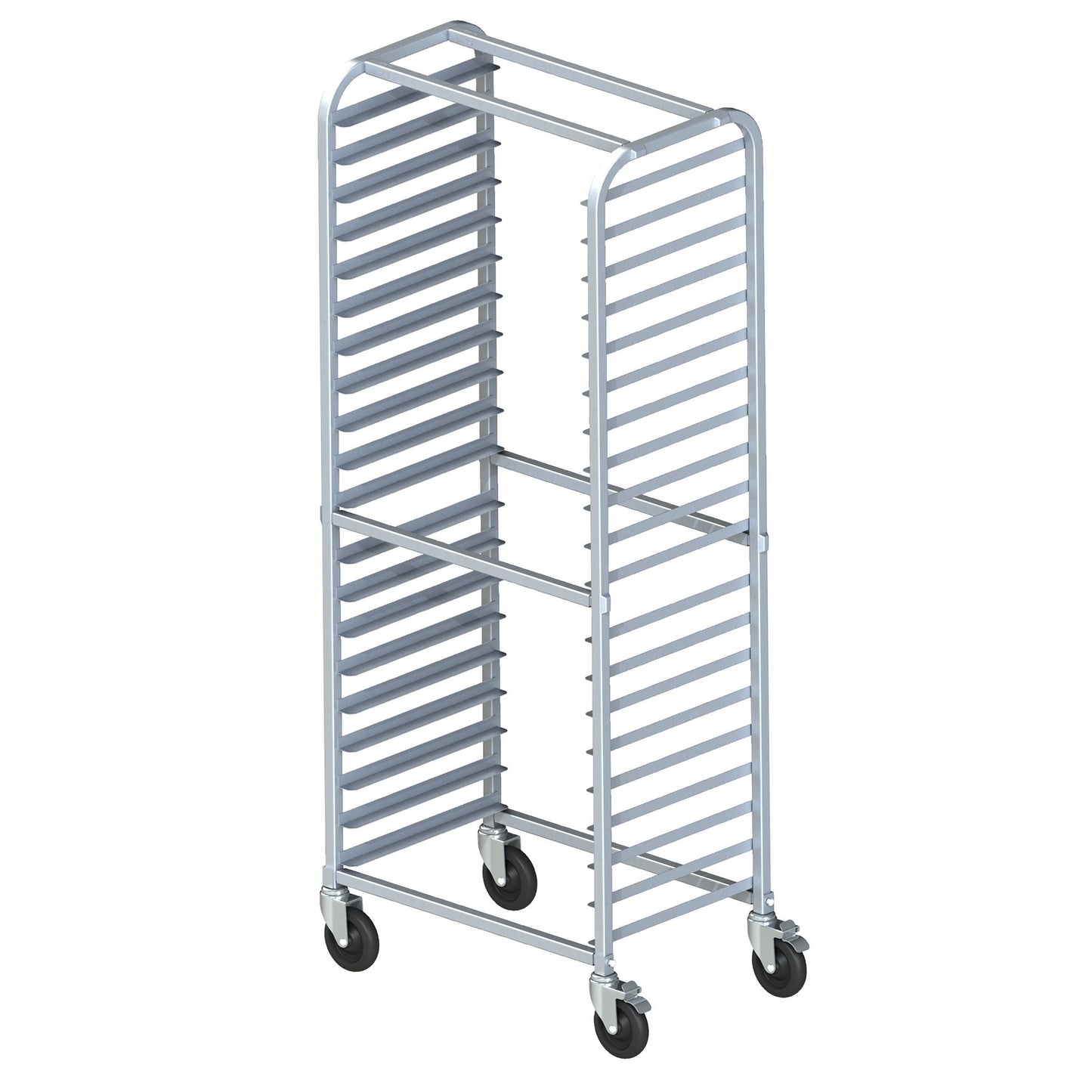 AWRS-20BK - 20-Tier Side-Load Sheet Pan Rack with Brakes - 3
