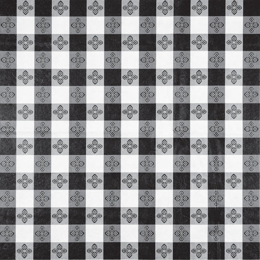 Table Cloth, Rectangle - Black, 52" x 90"