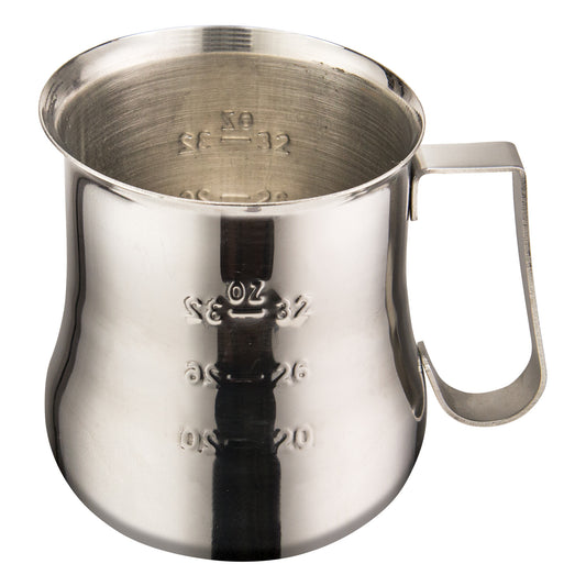 Espresso Milk Frothing Pitcher, Stainless Steel - 40 oz