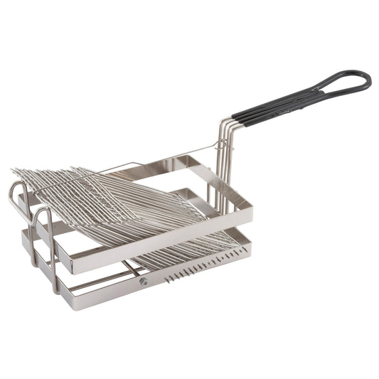 TB-18 - Fry Basket - Tostada Shells - 6" Wide 18-Slots