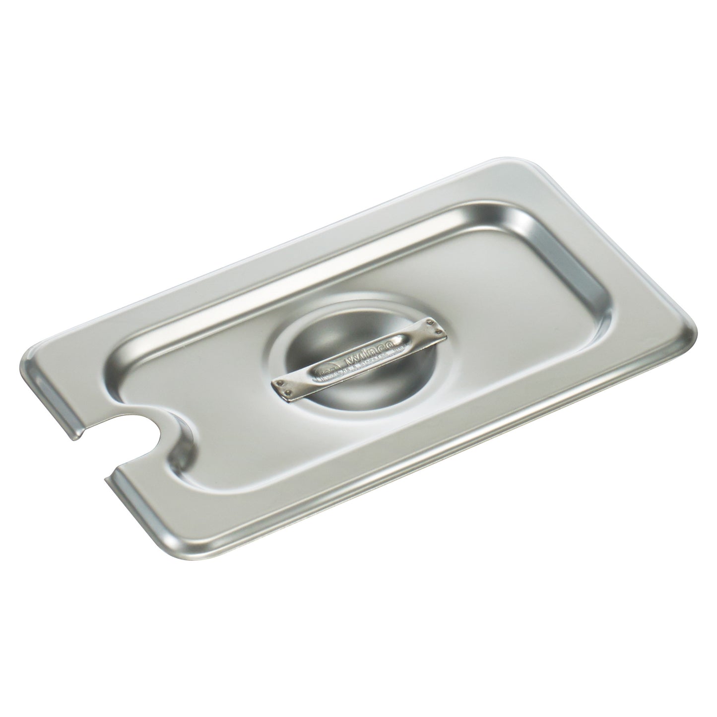 18/8 Stainless Steel Steam Pan Cover, Slotted - 1/9