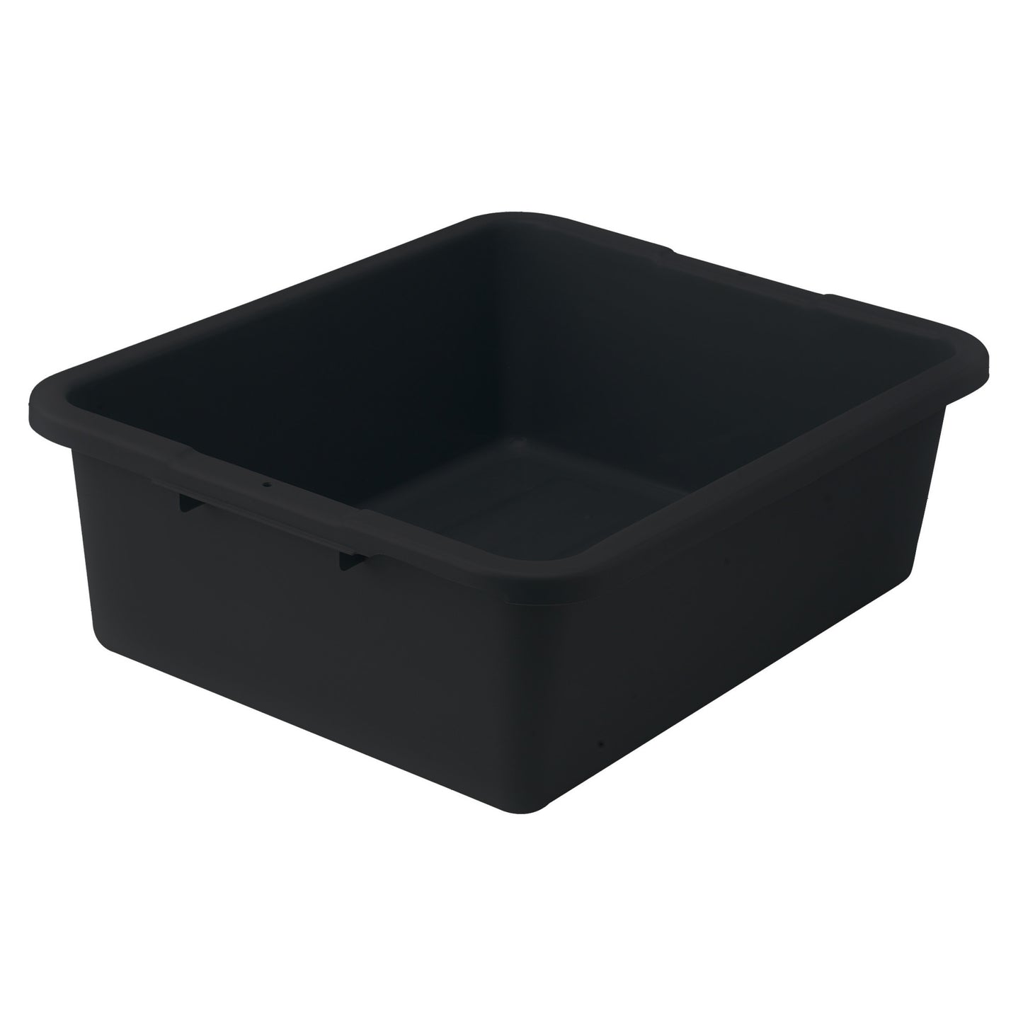 PLW-7K - Heavyweight Polypropylene Dish Box, 7" Depth - Black