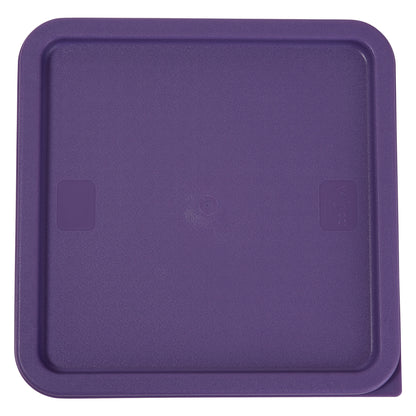 PECC-128P - Allergen-Free Polyethylene Cover for Square Storage Container - 12 | 18 | 22 Quart