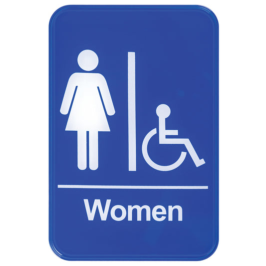 Information Sign, 6"W x 9"H - Women