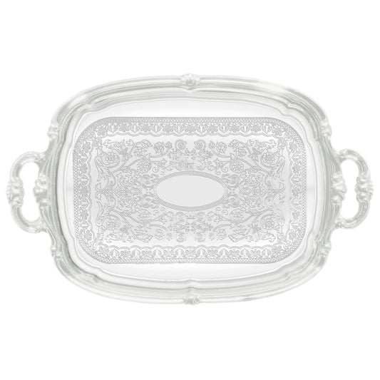 Chrome-Plated Serving Tray - Rectangular, 19-1/2 x 12-1/2