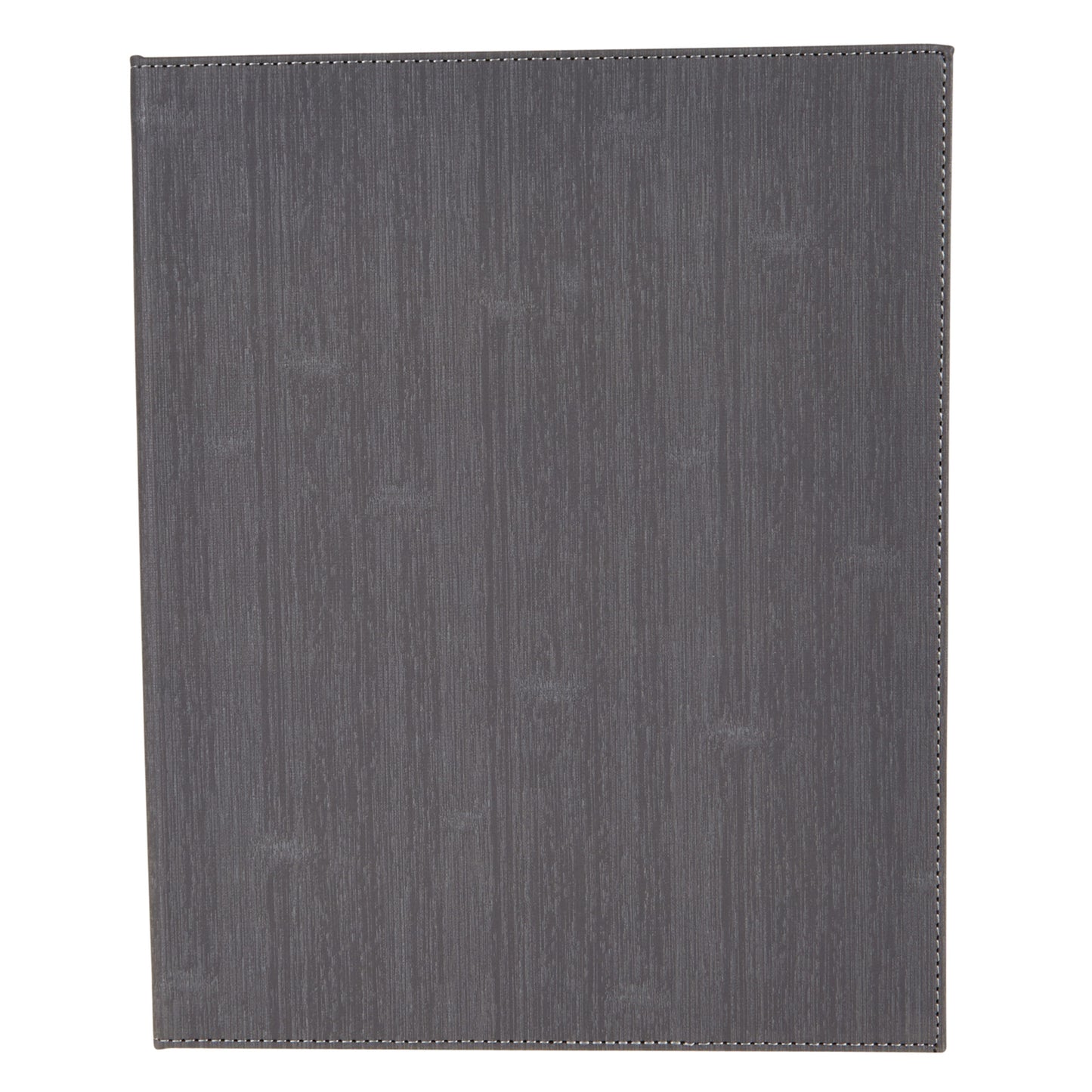LMS-814GY - Single-View Menu Cover - Gray, 8-1/2" x 14"
