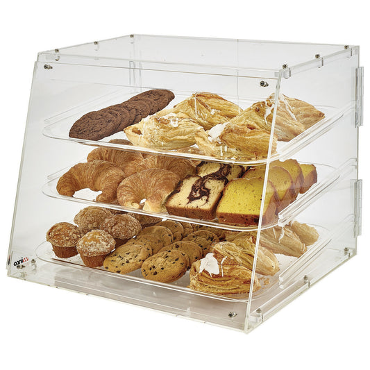 Acrylic Tiered Display Case - 3-Tray